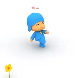 😀 Pocoyo Pocoyo, kartun, animasi, karakter telegram sticker