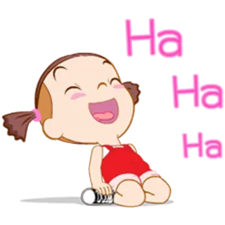😂 Ha
Ha
Ha Cartoon, Lachen, Mädchen, Fröhlich, Humor telegram sticker
