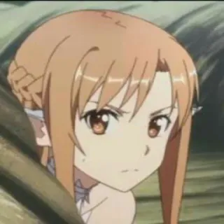 👀 Asuna Yuuki Sword Art Online Anime, Ragazza, Personaggio, Asuna, Sword Art Online telegram sticker