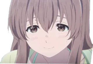 😌 Shouko Nishimiya A Silent Voice anime, girl, silent voice, shouko nishimiya telegram sticker