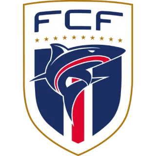🇨🇻 FCF Sharks FCF shark, emblem, logo, sports, shield, FCF, mascot telegram sticker