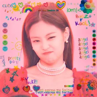 😝 cute Lo PLEASE!! Pretty boy Yuck!!! or toy babin !!! lom BuZ r KOOL! smo pont express my feelinos Cent express my feelings H angel P angel E angel W angel angel R L D عاون الارت sticker, schattig, kawaii, pastel, esthetisch, meisje, kpop telegram sticker