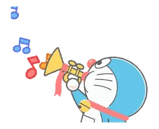 Doraemon's Animated Crayon Stickers telegram stickers