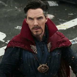🤨 Doctor Strange doctor strange, marvel, benedict cumberbatch, personaggio film, avengers, supereroe, magia telegram sticker