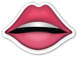 👄 lábios, boca, beijo, lábios vermelhos, maquiagem, beleza telegram sticker