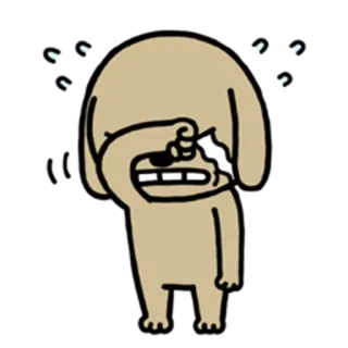 😢 Kartun, Sedih, Menangis, Emosi, Kesal, Karakter whatsapp sticker