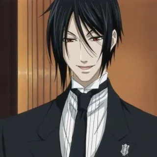 🔌 Sebastian Michaelis Black Butler อนิเมะ, มังงะ, เซบาสเตียน มิคาเอลิส, แบล็กบัตเลอร์, พ่อบ้านปีศาจ, หล่อ, ตัวละครอนิเมะ telegram sticker