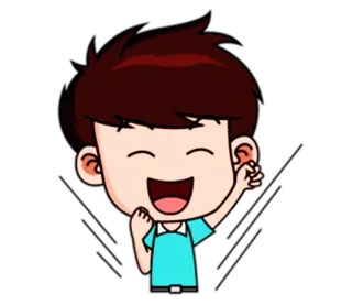 Chibi Dream Team - Tom and Jane telegram stickers