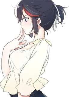 🤭 Ryuko Matoi Kill la Kill Anime, Postać, Kill la Kill, Ryuko Matoi telegram sticker