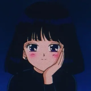 🌌 anime, girl, cartoon, portrait telegram sticker