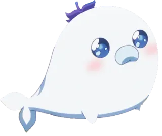 🥺 imut, paus, binatang, kartun, kawaii, biru, putih whatsapp sticker