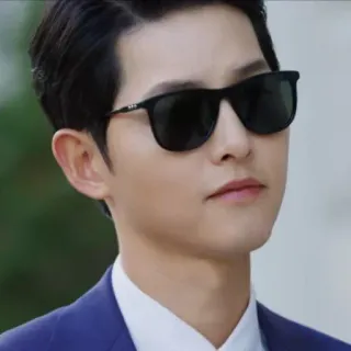 😎 sunglasses, man, suit, korean, actor telegram sticker