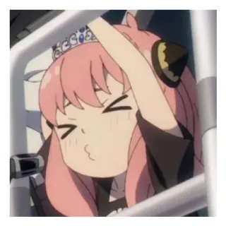 😄 Anya Forger Spy x Family Anime, Dibujos animados, Personaje, Anya Forger, Spy x Family whatsapp sticker