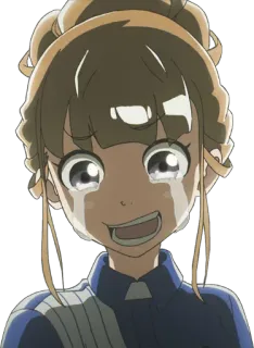 😭 Anime, Ragazza, Pianto, Triste, Lacrime, Emotivo telegram sticker