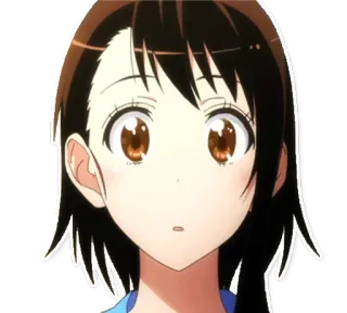😓 Anime, Desenho animado, Menina, Mulher, Rosto, Retrato telegram sticker