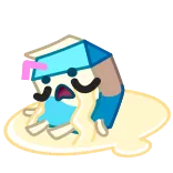 😭 susu, kartun, sedih, makhluk, tumpah, lucu telegram sticker