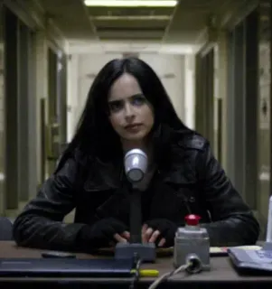🥀 Jessica Jones Jessica Jones, Marvel, supereroe, Krysten Ritter, detective telegram sticker