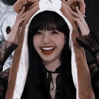 😀 женщина, улыбается, портрет, шляпа, человек, черные волосы telegram sticker
