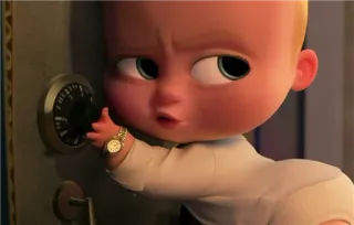 😏 Boss Baby The Boss Baby Cartoon, Baby, Boss, Film, Animation whatsapp sticker