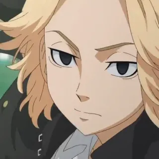 ⛓ Manjiro Sano Tokyo Revengers anime, blonde, Manjiro Sano, Tokyo Revengers, character telegram sticker