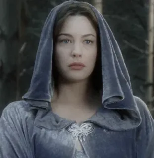 🍒 Arwen Lord of the Rings Arwen, Senhor dos Anéis, Liv Tyler, elfo, fantasia, personagem de filme, Terra Média telegram sticker
