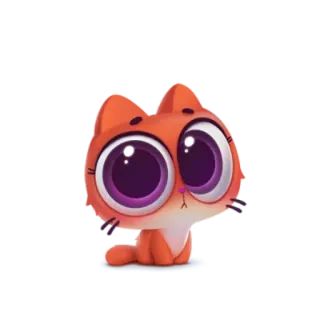 ☺️ cat, kitten, cute, animal, pet, cartoon telegram sticker