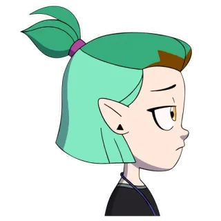 😣 Amity Blight The Owl House อมิตี้ ไบลท์, การ์ตูน, แอนิเมชั่น, บ้านนกฮูก, ตัวละคร telegram sticker