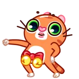 Christmas Tiger whatsapp stickers