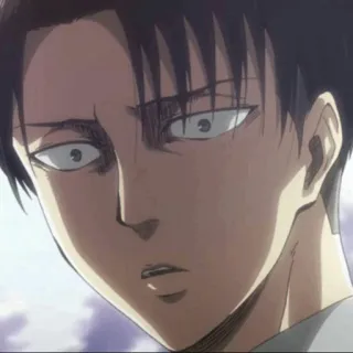 🖤 Levi Ackerman Attack on Titan Anime, Manga, Levi, Attack on Titan, Ackerman, Personage telegram sticker