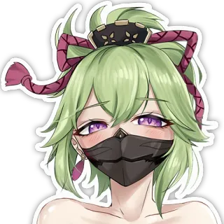 ☺️ Kuki Shinobu Genshin Impact Аниме, Genshin Impact, Куки Синобу telegram sticker