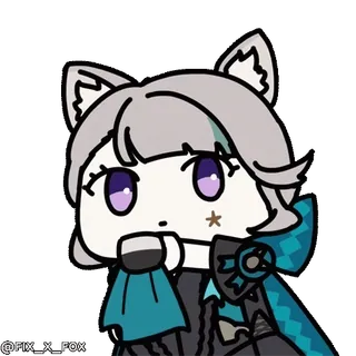 🖕 Lynette Genshin Impact whatsapp sticker