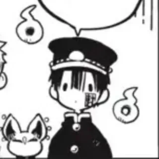 🍚 Hanako-kun Toilet-bound Hanako-kun anime, manga, hanako-kun, supernatural, ghost, school uniform telegram sticker