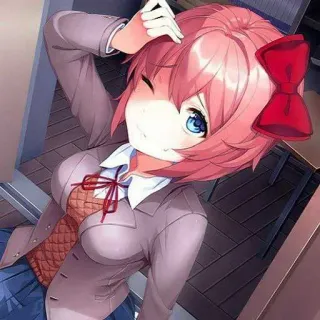 🙈 Sayori Doki Doki Literature Club telegram sticker