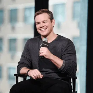 🥀 Matt Damon actor, celebrity, Matt Damon telegram sticker