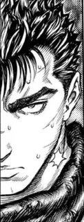🖤 Guts Berserk manga, anime, sword, warrior, guts whatsapp sticker