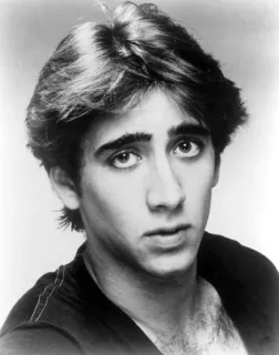 🥃 Nicolas Cage Nicolas Cage, actor, portrait, celebrity, young telegram sticker