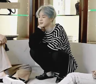 🗿 Jimin Jimin, BTS, Kpop, Idol, Koreanisch, Sänger whatsapp sticker