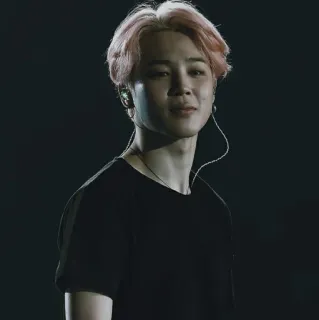❄️ Jimin kpop, idol, piosenkarz, muzyka, występ, portret, BTS telegram sticker