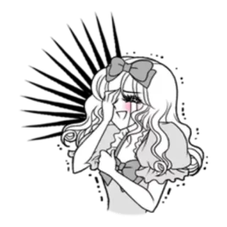 🤣 anime, sad, crying, girl, manga telegram sticker