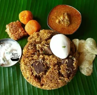 🤩 食べ物, 食事, ランチ, ビリヤニ, インド料理 telegram sticker
