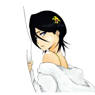 😒 Rukia Kuchiki Bleach Anime, Bleach, Rukia Kuchiki, Manga whatsapp sticker