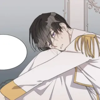 🎠 anime, manga, sad, soldier, uniform, male whatsapp sticker