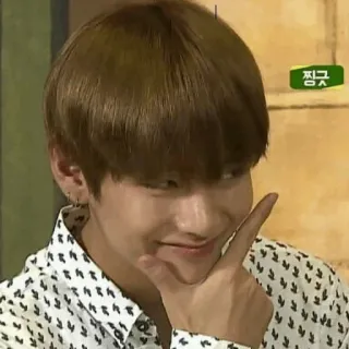 🍪 V V, BTS, kpop, idol, singer, face whatsapp sticker