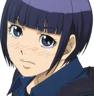 😭 Anime, Mädchen, Weinend, Traurig, Tränen, Emotion whatsapp sticker
