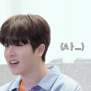 🧐 A ㅑ... persona, coreano, uomo, sorriso whatsapp sticker