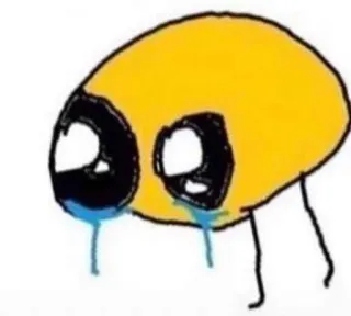 😭 piangere, emoji, triste, meme, emotivo telegram sticker