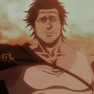 🗡 Yami Sukehiro Black Clover Anime, Black Clover, Yami Sukehiro, Manga, Raja Penyihir, Kapten, Ksatria Sihir whatsapp sticker