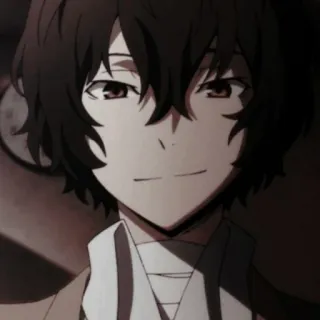 😏 Osamu Dazai Bungou Stray Dogs Аниме, Bungou Stray Dogs, Дазай Осаму, Осаму Дазай, Персонаж, Аниме персонаж telegram sticker