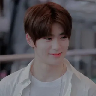 ⛓️ портрет, мужчина, человек, k-pop, улыбка, знаменитость telegram sticker