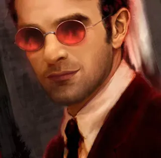 😐 Daredevil Сорвиголова, Marvel, супергерой, комиксы, сериал, Netflix telegram sticker